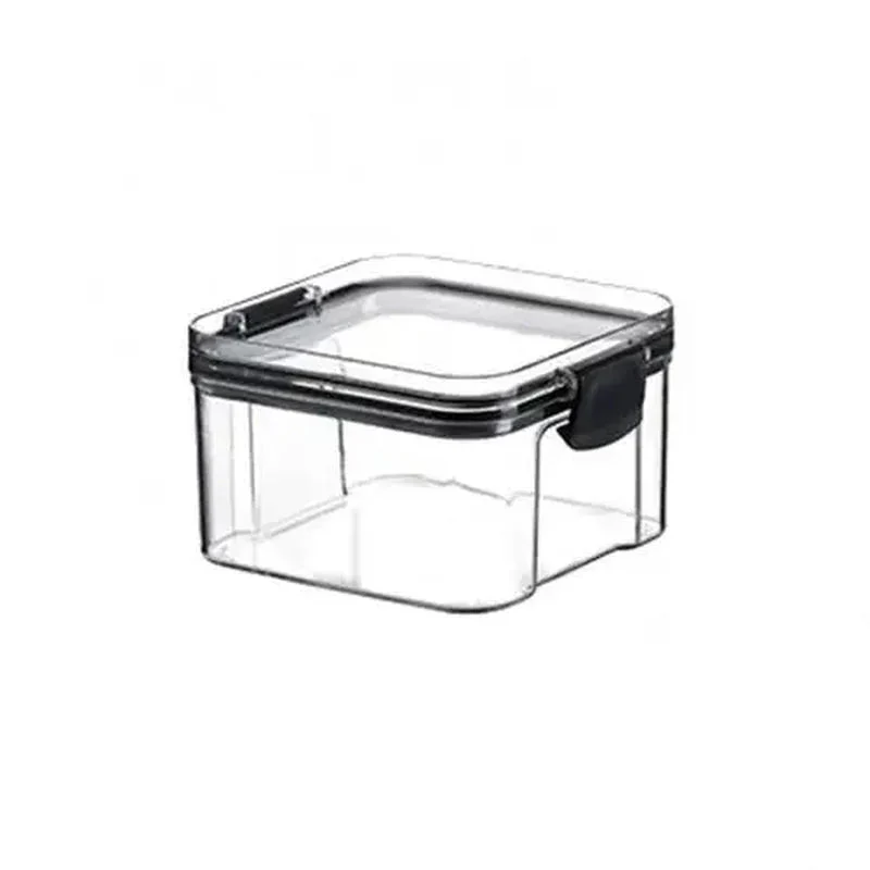 Airtight Food Storage Containers – Stackable Clear Jars with Lids