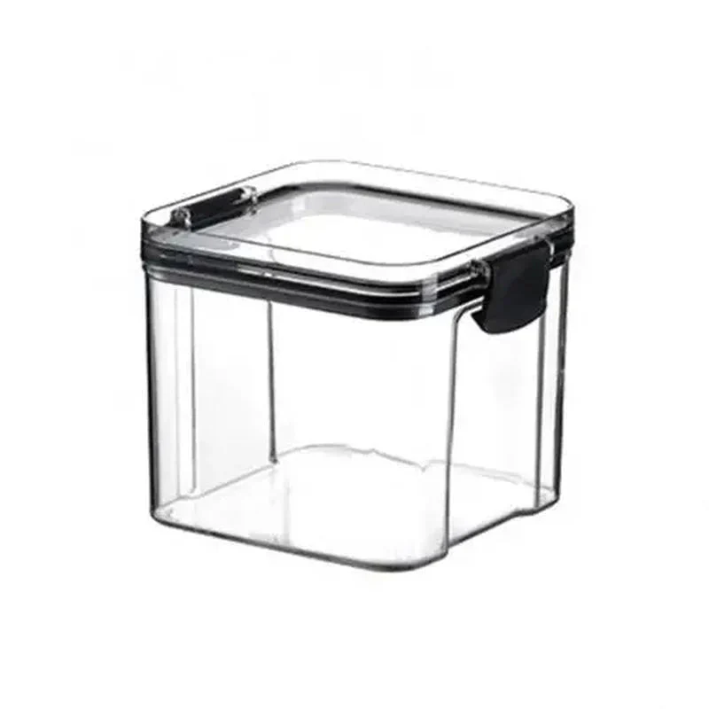 Airtight Food Storage Containers – Stackable Clear Jars with Lids