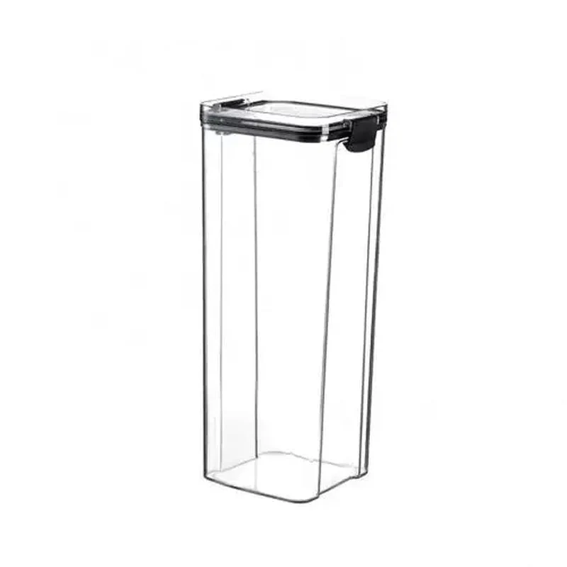 Airtight Food Storage Containers – Stackable Clear Jars with Lids
